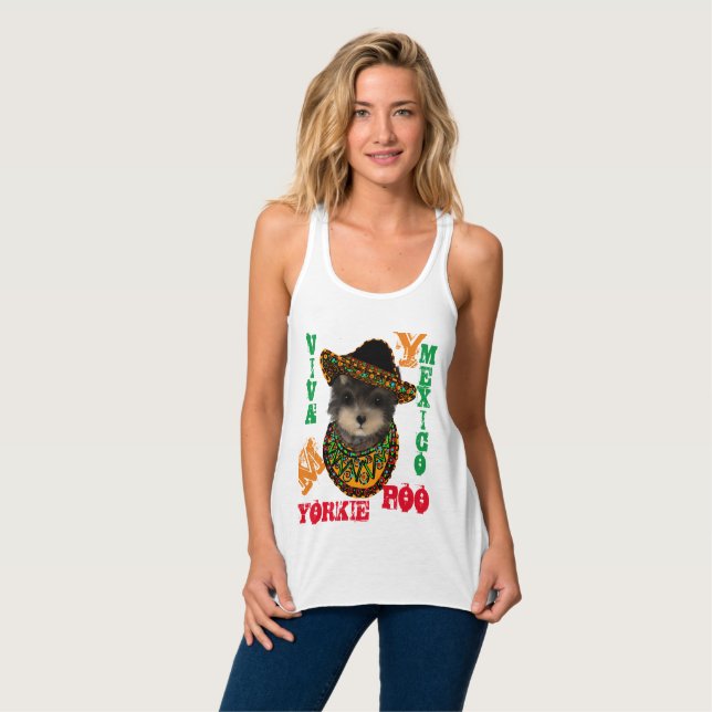 Camiseta Con Tirantes Yorkie Poo (Anverso completo)