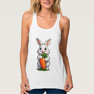 Camiseta Con Tirantes Zanahoria Comer conejo