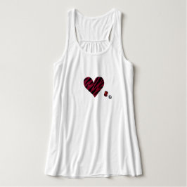 Camiseta Con Tirantes Zebra-heart