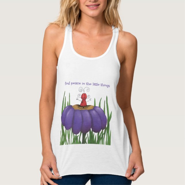 Camiseta Con Tirantes Zen Ladybug (Anverso)