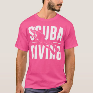 Camiseta Con Un Buceador De Suba