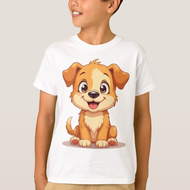 Camiseta con un cachorro adorable (Anverso)