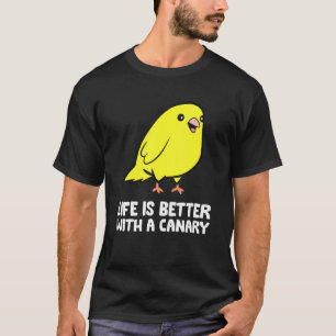 Camiseta Con un Canario