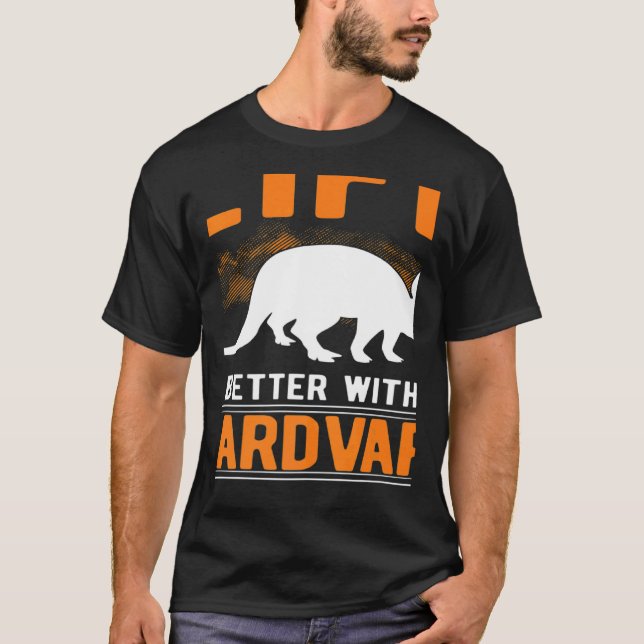 Camiseta con un cerdo hormiguero (Anverso)