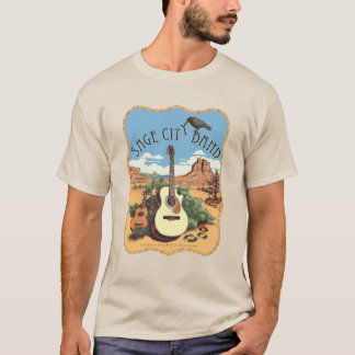 Camiseta con un diseño de la banda City de sage.