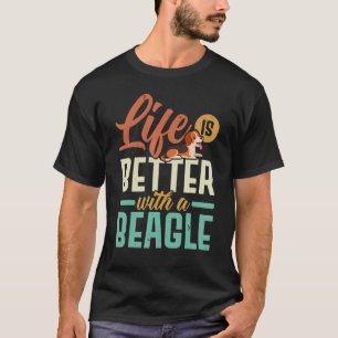 Camiseta Con Un Dueño De Cachorros De Perro Beagle