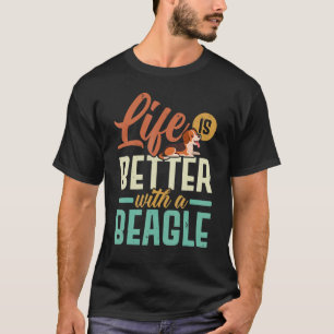 Camiseta Con Un Dueño De Cachorros De Perro Beagle