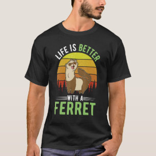Camiseta con un Ferret 1
