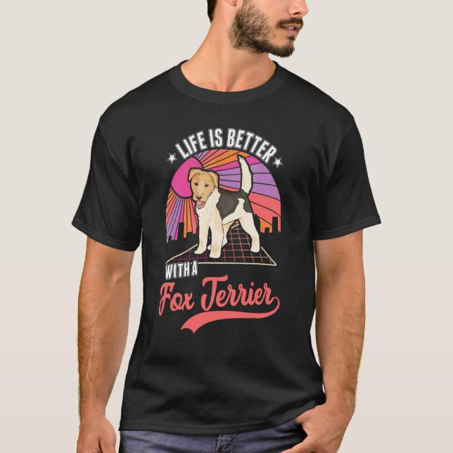 Camiseta Con un Fox Terrier (Anverso)
