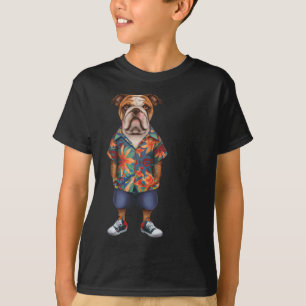Camiseta Con Un Hawaiano Y Cortos
