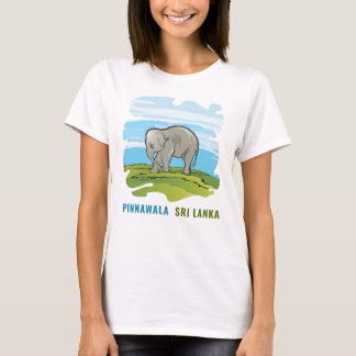 Camiseta con un ilustracion de elefante para bebés