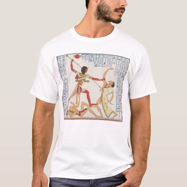 Camiseta con un ilustracion egipcio (Anverso)