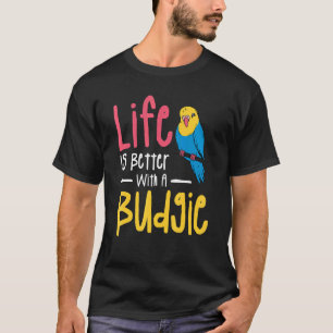 Camiseta Con un loro Budgie Budgies 1