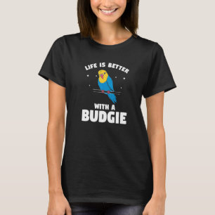 Camiseta Con Un Loro De Budgie Budgies