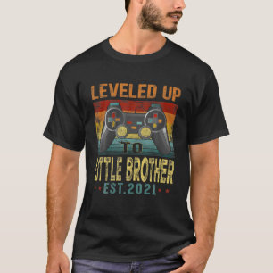 Camiseta Con Un Nivel De Hasta Un Video Gamer De Little Bro