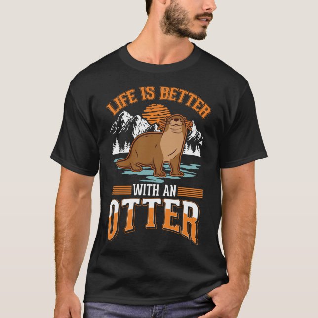 Camiseta con un Otter (Anverso)