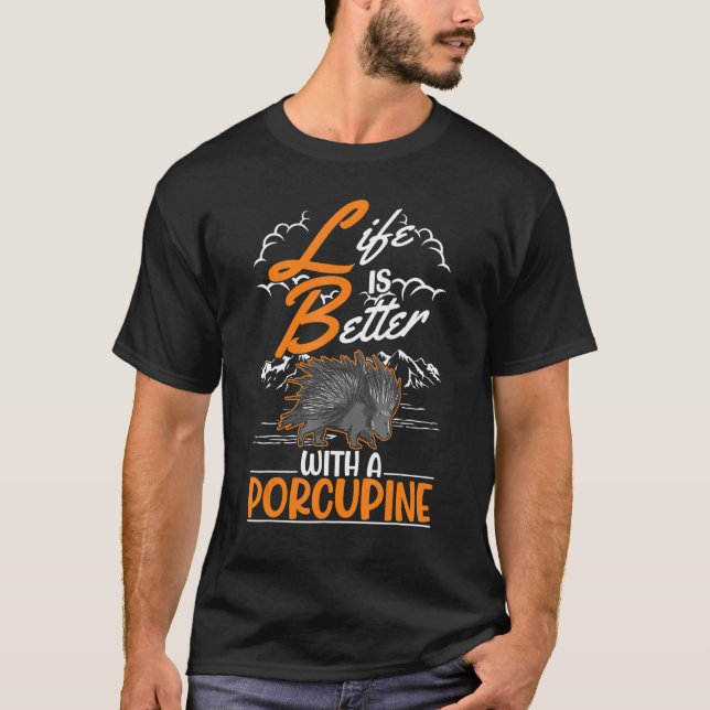 Camiseta con un Porcupine (Anverso)