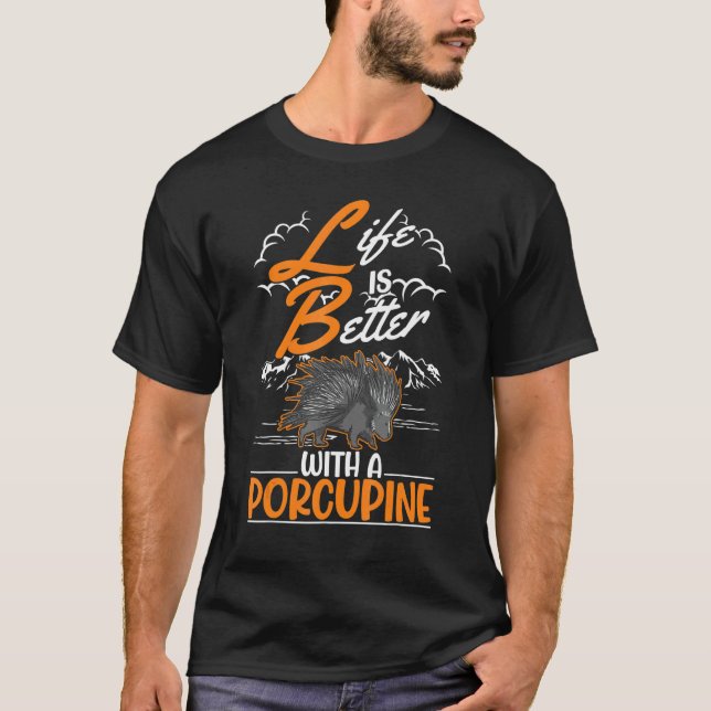 Camiseta con un Porcupine (Anverso)