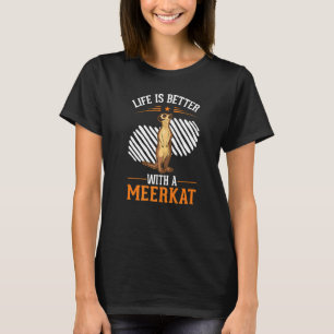 Camiseta con un suricato