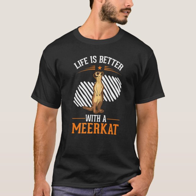 Camiseta con un suricato (Anverso)