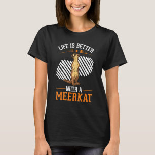 Camiseta con un suricato