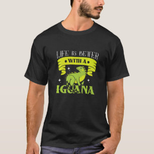 Camiseta con una iguana