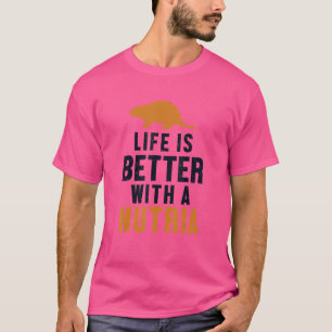 Camiseta Con una nutria roedor coypu myocastor nutria