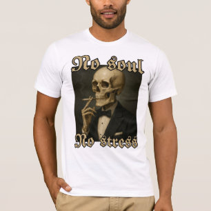 Camiseta con vibra de calavera