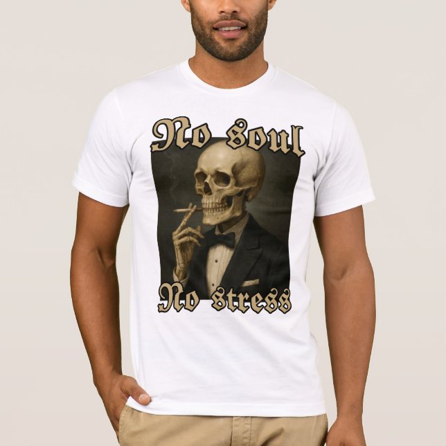 Camiseta con vibra de calavera (Anverso)
