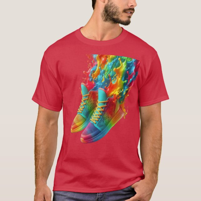 Camiseta con zapatillas (Anverso)
