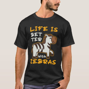 Camiseta Con Zebras Zebra Safari Animales