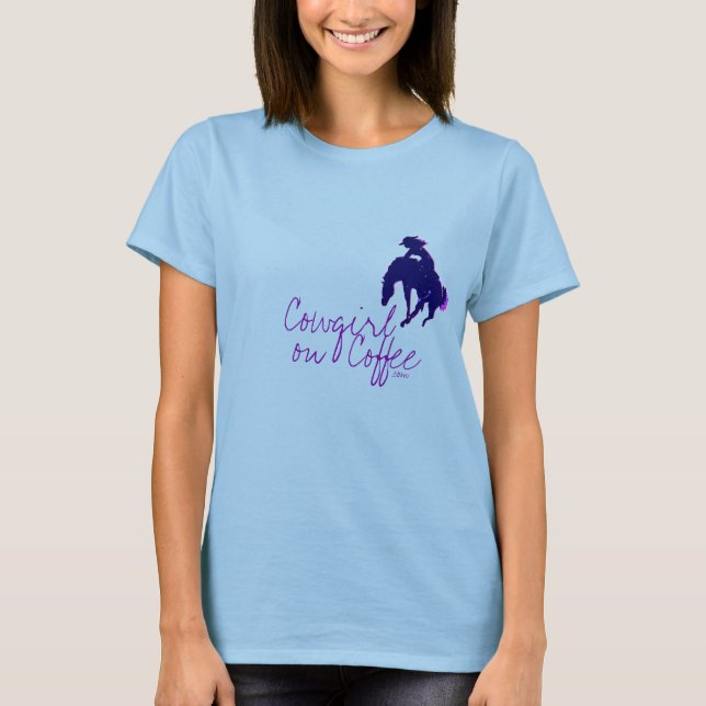 Camiseta ConC Damas de manga larga azul (Anverso)