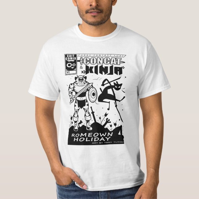 Camiseta Concat y Kinja: Cait Comix (Anverso)
