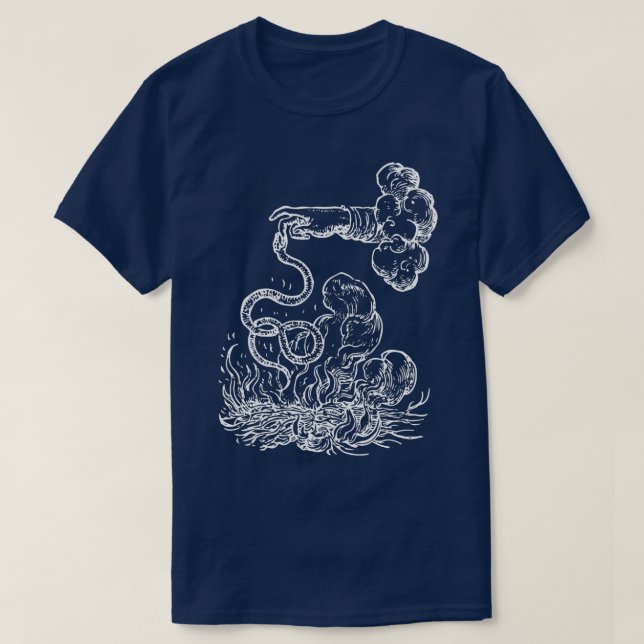 Camiseta Concede Hroques El Blanco De La Serpiente (Diseño del anverso)