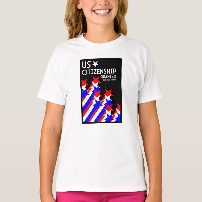Camiseta Conceden ciudadanía estadounidense (Anverso)