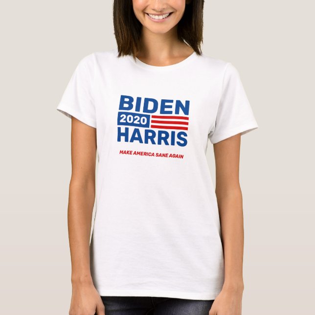 Camiseta Concentración de Campaña de Damas Joe Biden Kamala (Anverso)