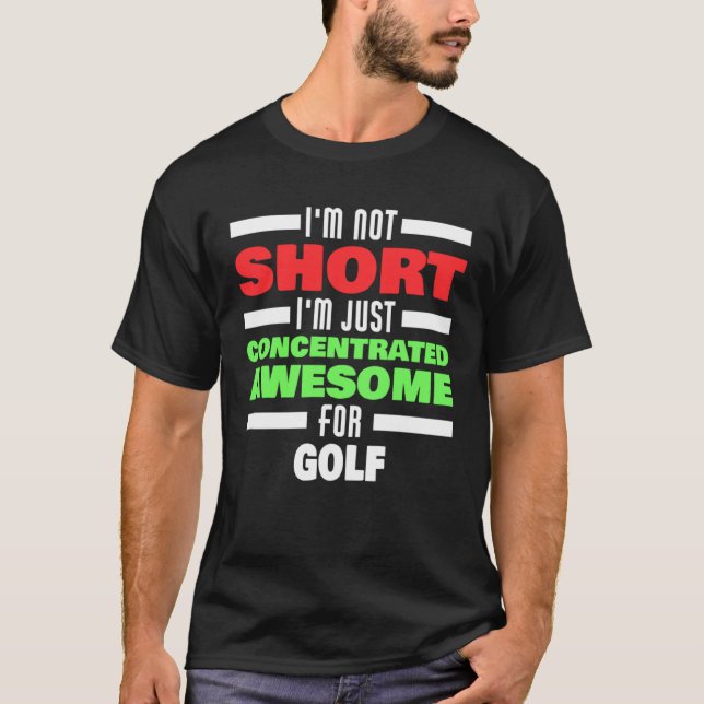 Camiseta Concentrated Awesome For Golf Saying Golfer (Anverso)