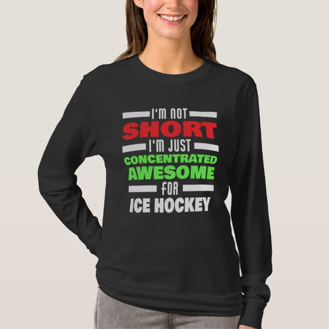 Camiseta Concentrated Awesome For Ice Hockey Saying Ice Hoc (Anverso)