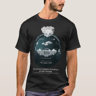 Camiseta Concepción hebrea de la Tierra Plana antigua del u