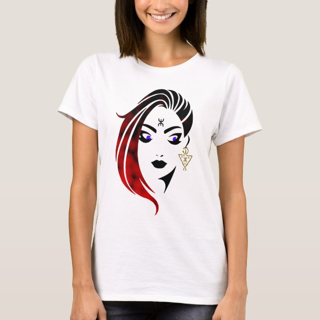 Camiseta Conception d'une image d'une femme amazigh (Anverso)