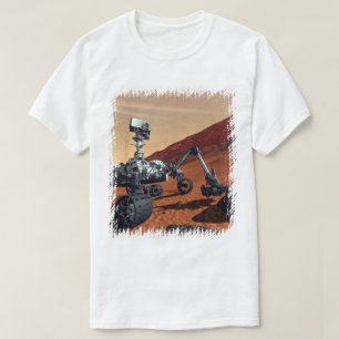 Camiseta Concepto artístico del rover Curiosity de Marte de