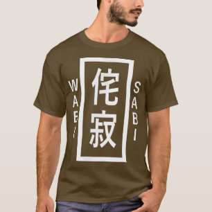 Camiseta Concepto de la vida japonesa de belleza imperfecta
