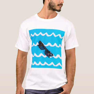 Camiseta concepto de vacaciones en la playa