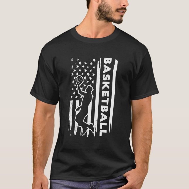 Camiseta Concepto gráfico de la bandera de los Estados Unid (Anverso)
