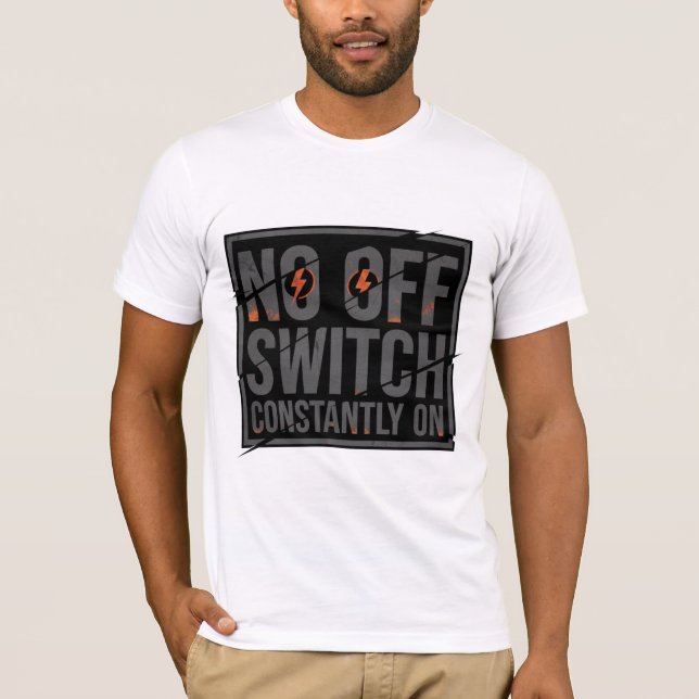 Camiseta CONCEPTO VISUAL: Letra distorsionada de gran tamañ (Anverso)