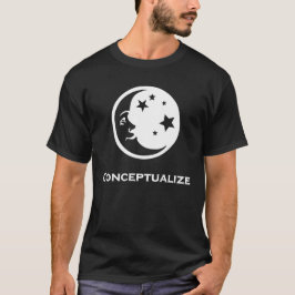 Camiseta Conceptualizar las estrellas de la luna