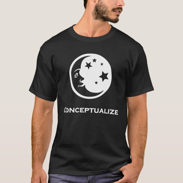Camiseta Conceptualizar las estrellas de la luna (Anverso)