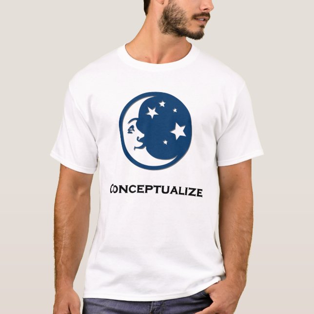 Camiseta Conceptualizar las estrellas de la luna (Anverso)