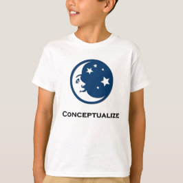 Camiseta Conceptualizar las estrellas de la luna