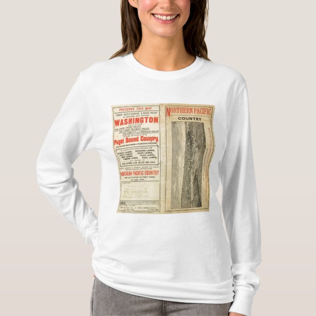 Camiseta Concesión de tierras Washington y Oregon (Anverso)